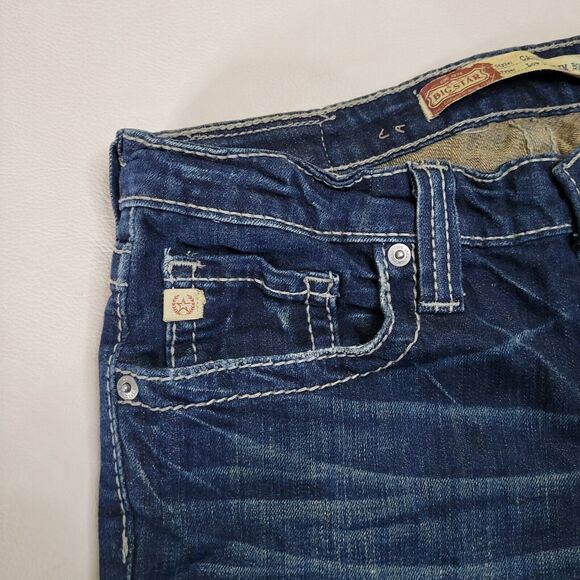 Big Star Casey K Slim Boot Low Rise Womens 28XL 32X25 Blue Jeans Bootcut Ankle - Picture 5 of 15